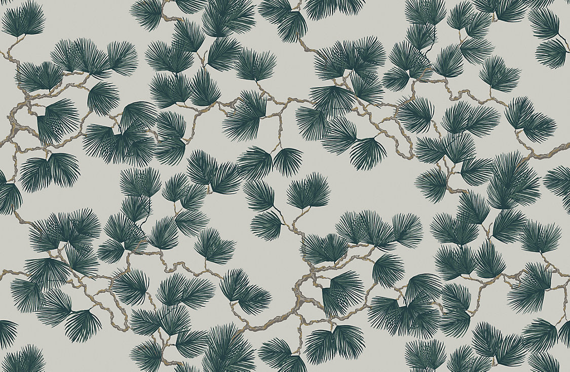 Sandberg Pine Green Wallcovering
