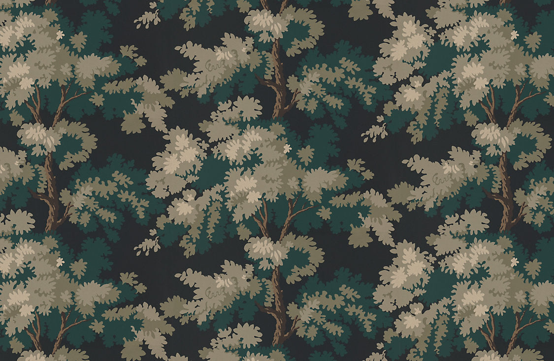 Sandberg Raphael Black / Charcoal Wallcovering