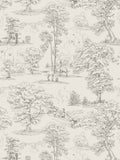 Sandberg Montfort Graphite Wallcovering