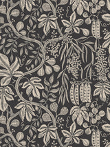 Sandberg Fig Garden Charcoal Wallcovering