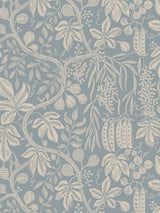Sandberg Fig Garden Misty Blue Wallcovering