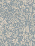 Sandberg Fig Garden Misty Blue Wallcovering