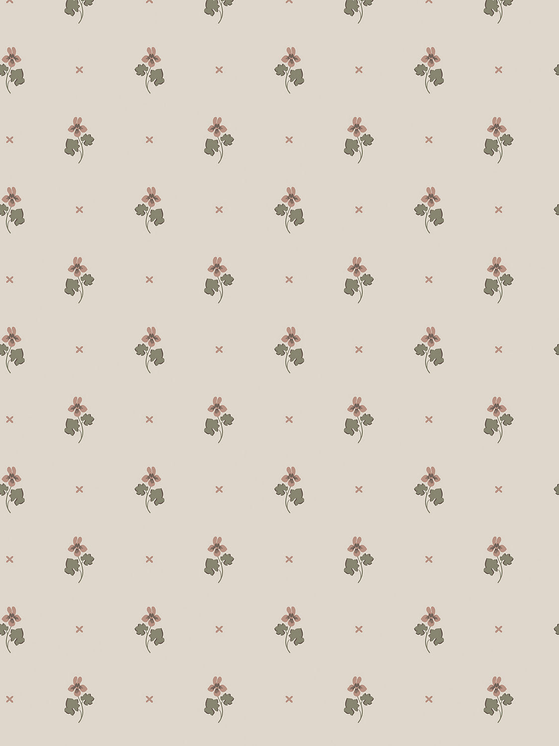 Sandberg Mimi Blush Wallcovering