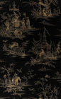 Scalamandre Voyage En Chine Noir Wallcovering