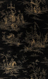 Scalamandre Voyage En Chine Noir Wallcovering