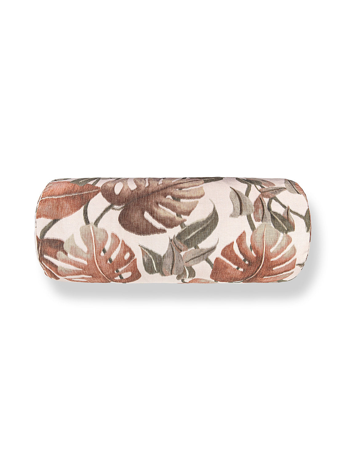Scalamandre Rainforest Warp Print 21 X 7 - Terra Cotta Decorative Pillow