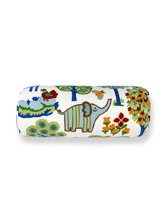 Scalamandre Nursery Crewel 21 X 7 - Primaries Decorative Pillow