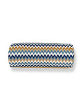 Scalamandre Rainbow Mountain Crewel 21 X 7 - Denim Gold Decorative Pillow