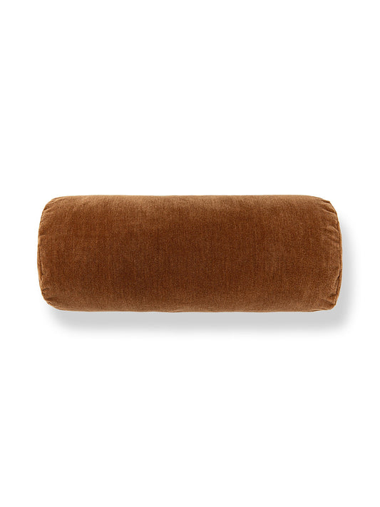Scalamandre Tudor Velvet 21 X 7 - Walnut Decorative Pillow