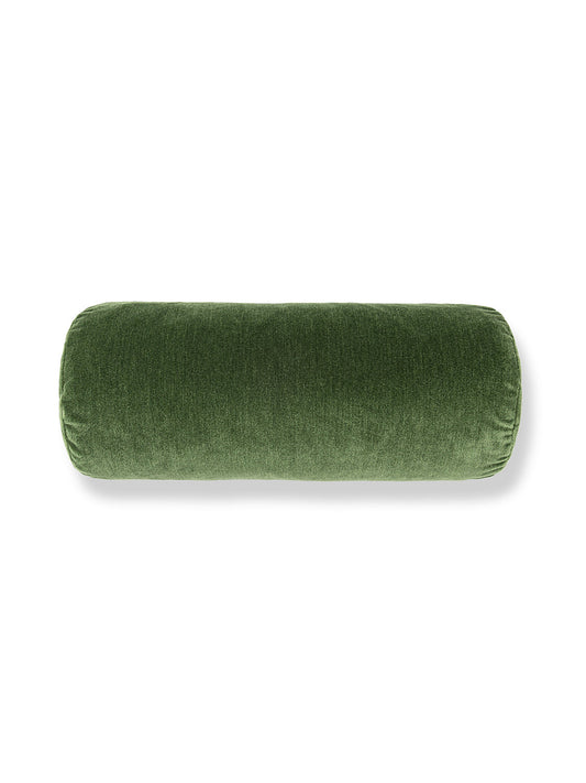Scalamandre Tudor Velvet 21 X 7 - Bottle Green Decorative Pillow