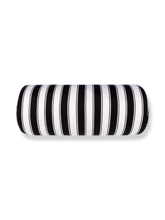 Scalamandre Piano Stripe 21 X 7 - Ebony Decorative Pillow