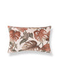 Scalamandre Rainforest Warp Print 14 X 22 - Terra Cotta Decorative Pillow