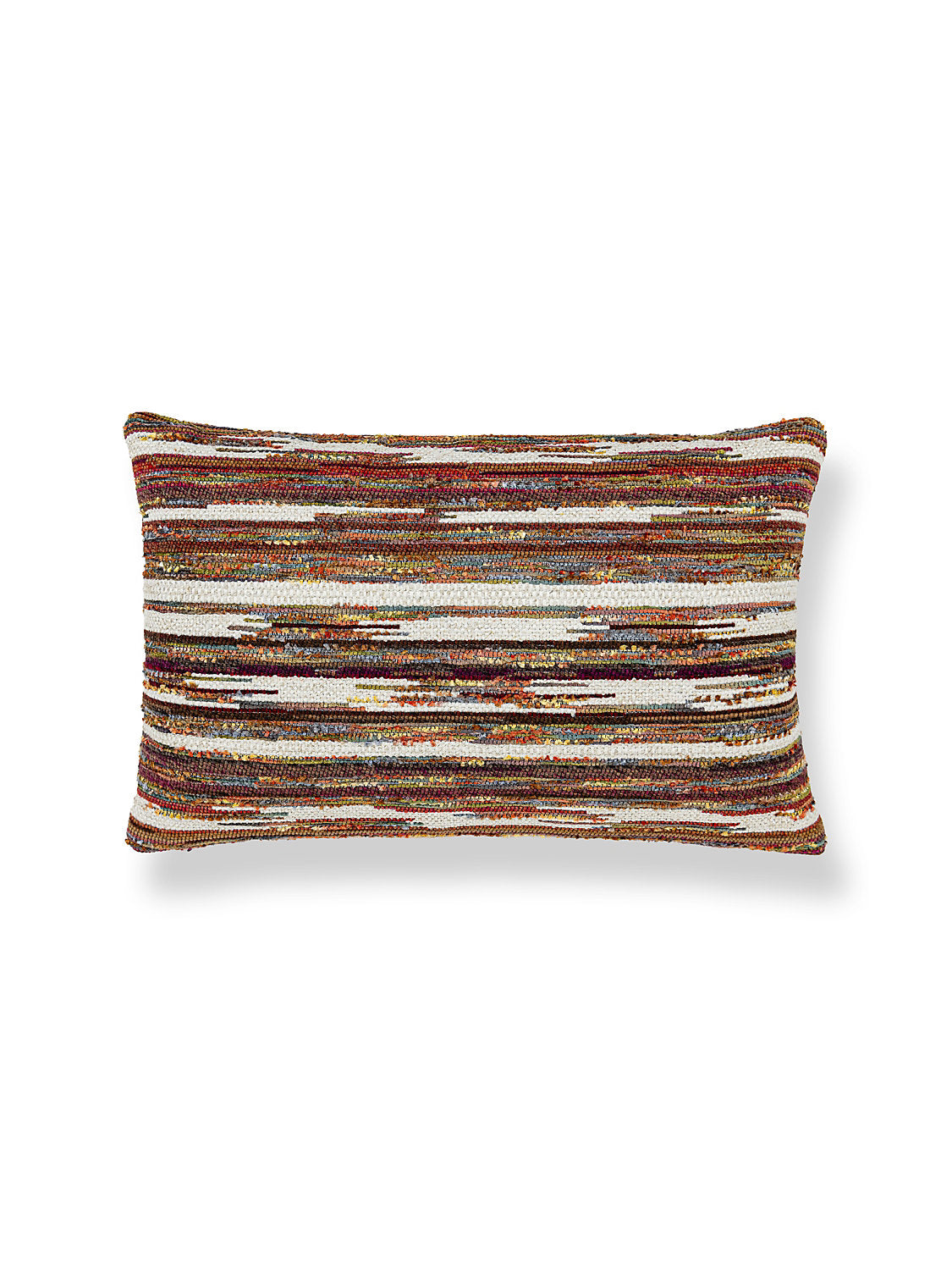 Scalamandre Horizons 14 X 22 - Mulberry Decorative Pillow