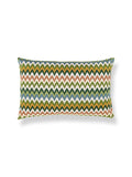 Scalamandre Rainbow Mountain Crewel 14 X 22 - Forest Clay Decorative Pillow