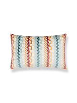 Scalamandre Villelaure 14 X 22 - Orange Teal Decorative Pillow