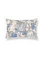 Scalamandre Indienne Lampas 14 X 22 - Federal Blue Decorative Pillow