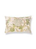 Scalamandre Indienne Lampas 14 X 22 - Avocado Decorative Pillow