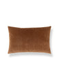 Scalamandre Tudor Velvet 14 X 22 - Walnut Decorative Pillow