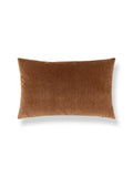 Scalamandre Tudor Velvet 14 X 22 - Walnut Decorative Pillow