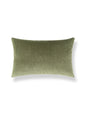Scalamandre Tudor Velvet 14 X 22 - Spruce Decorative Pillow