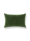 Scalamandre Tudor Velvet 14 X 22 - Bottle Green Decorative Pillow