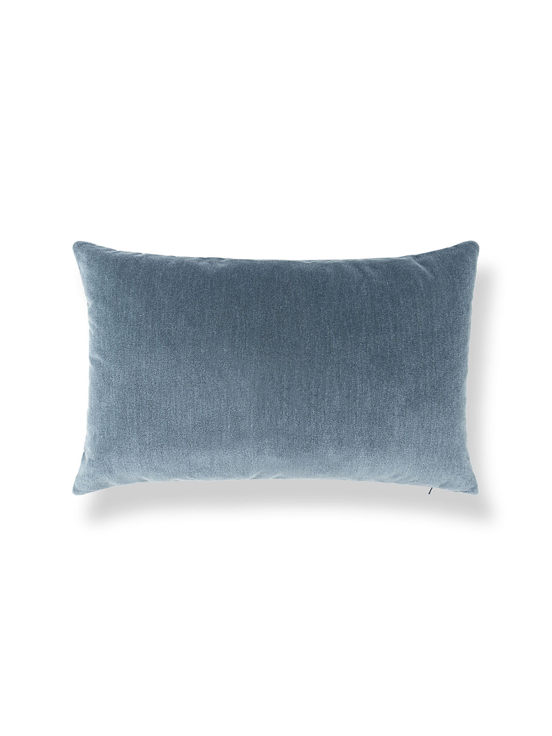 Scalamandre Tudor Velvet 14 X 22 - Federal Blue Decorative Pillow
