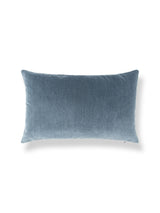 Scalamandre Tudor Velvet 14 X 22 - Federal Blue Decorative Pillow
