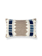 Scalamandre Mistral 14 X 22 - Stone Denim Decorative Pillow