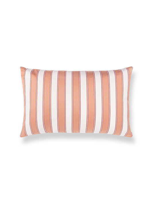 Scalamandre Piano Stripe 14 X 22 - Peach Decorative Pillow