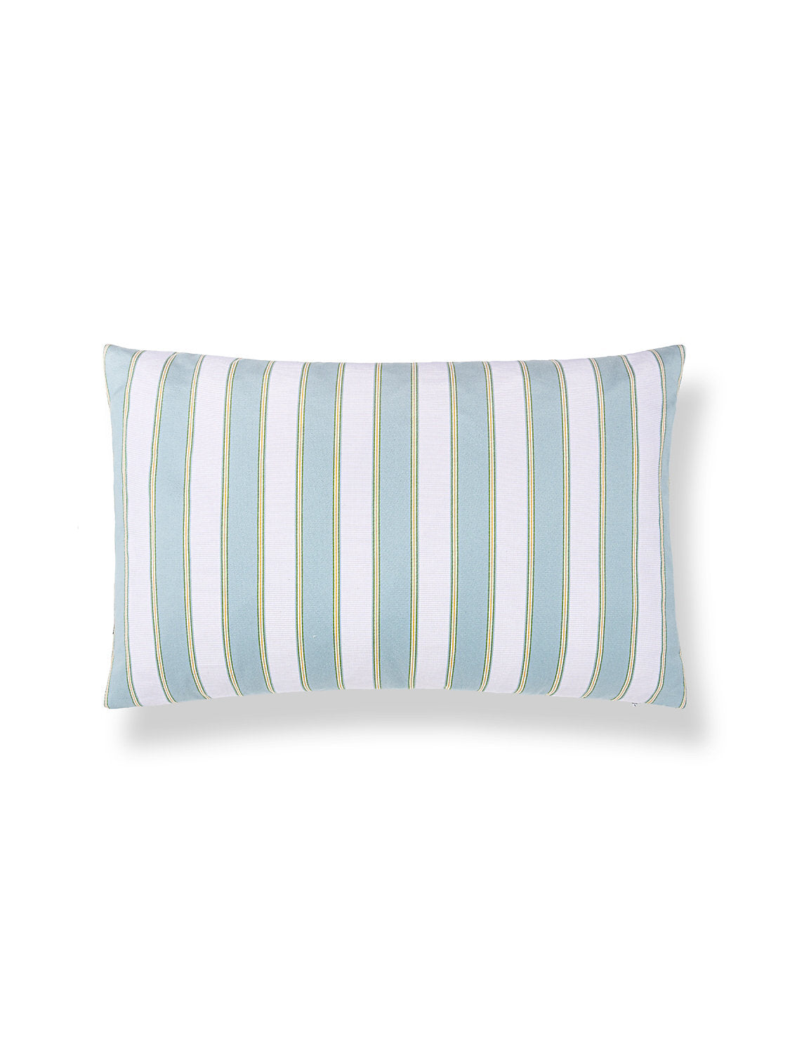 Scalamandre Piano Stripe 14 X 22 - Robin's Egg Decorative Pillow
