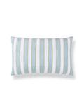 Scalamandre Piano Stripe 14 X 22 - Robin's Egg Decorative Pillow