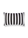 Scalamandre Piano Stripe 14 X 22 - Ebony Decorative Pillow