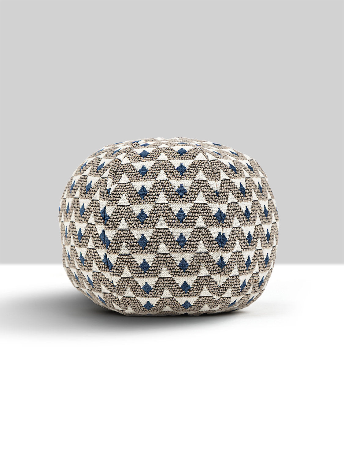 Scalamandre Crizia 12 DIA - Stone Denim Decorative Pillow