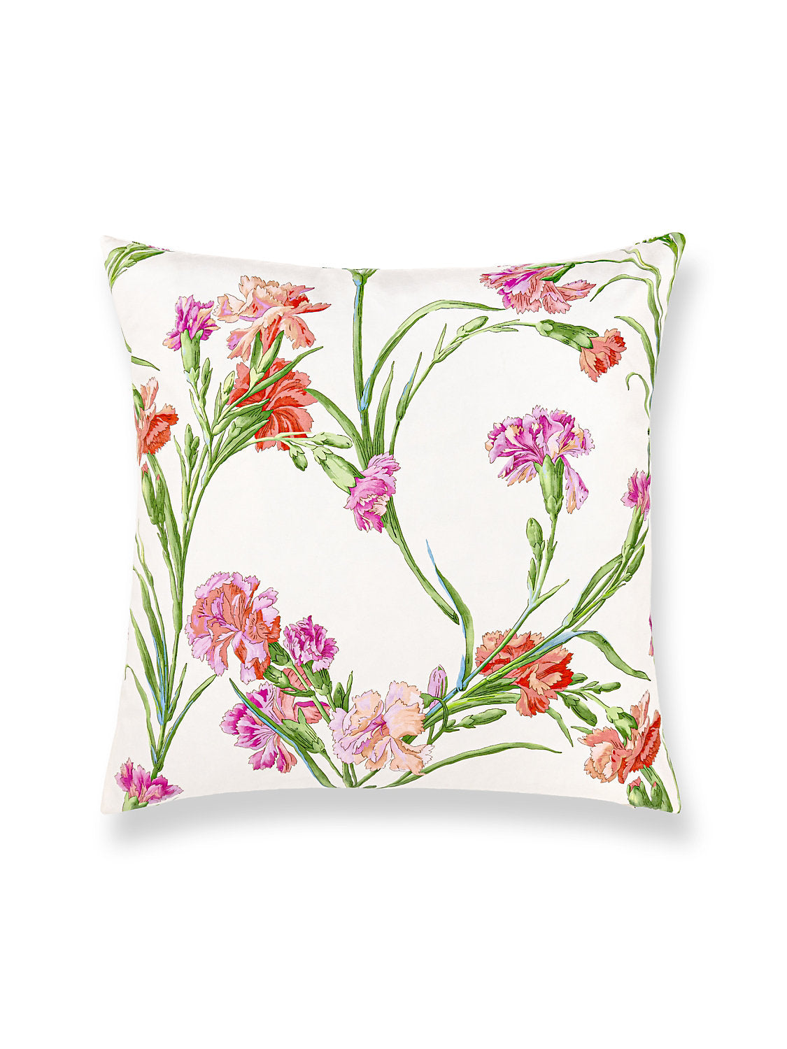 Scalamandre Dianthus 22 X 22 - Posey Decorative Pillow