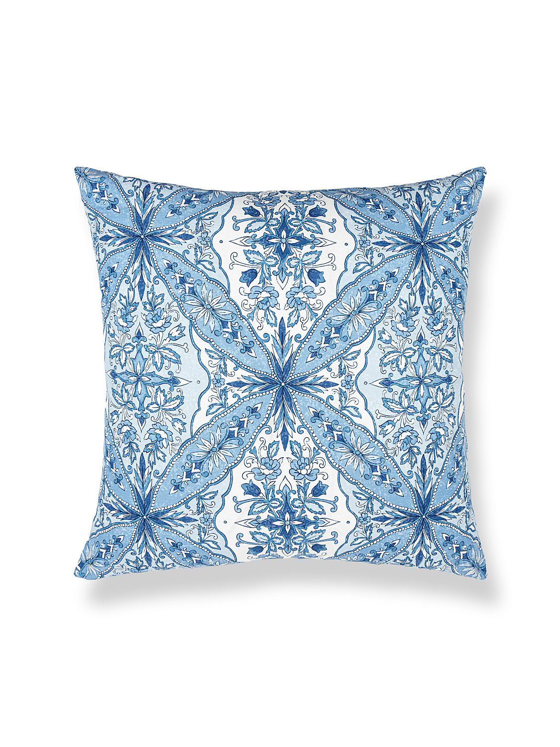 Scalamandre Provence 22 X 22 - Chambray Decorative Pillow