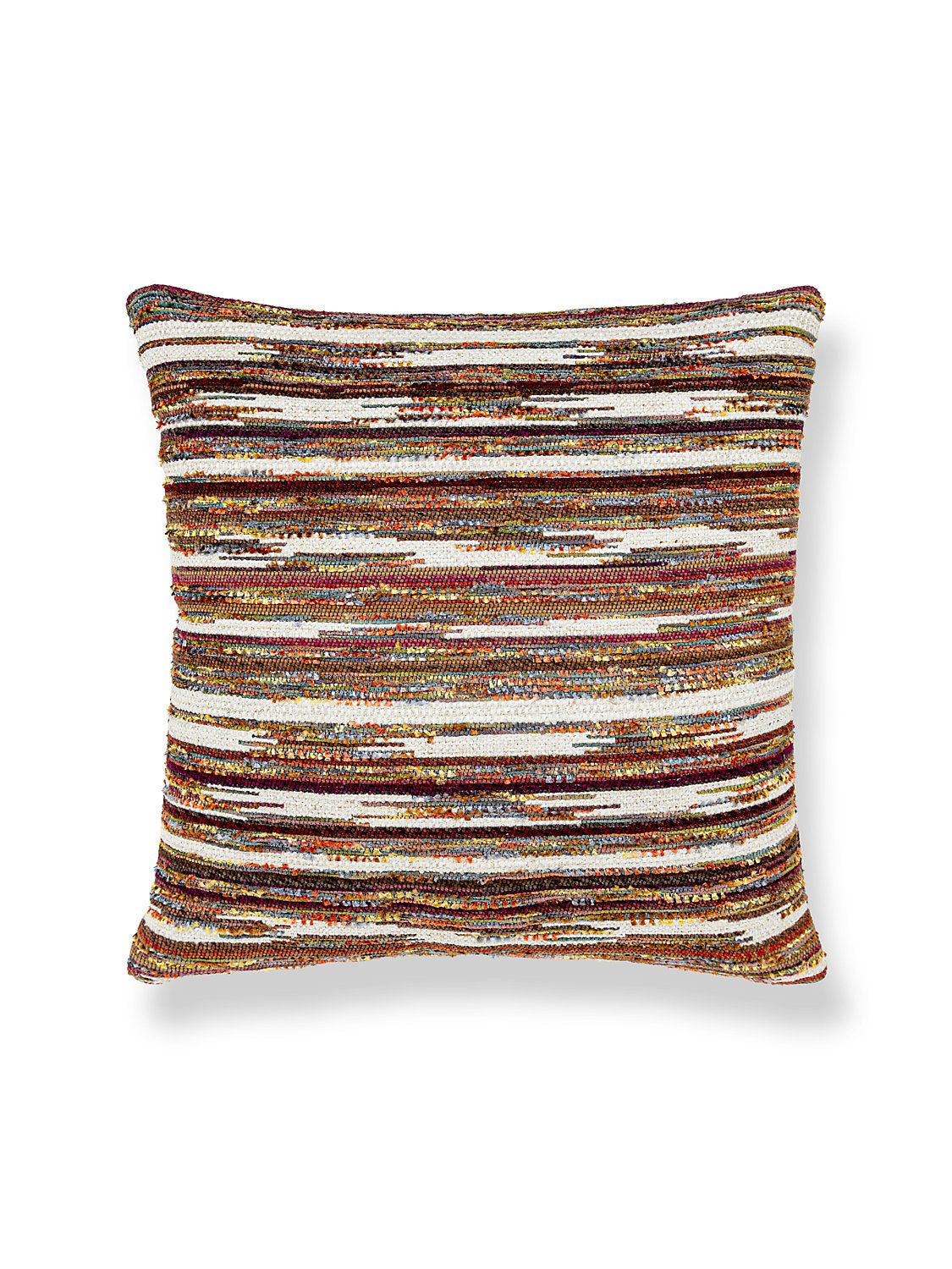 Scalamandre Horizons 22 X 22 - Mulberry Decorative Pillow