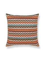 Scalamandre Rainbow Mountain Crewel 22 X 22 - Autumn Decorative Pillow