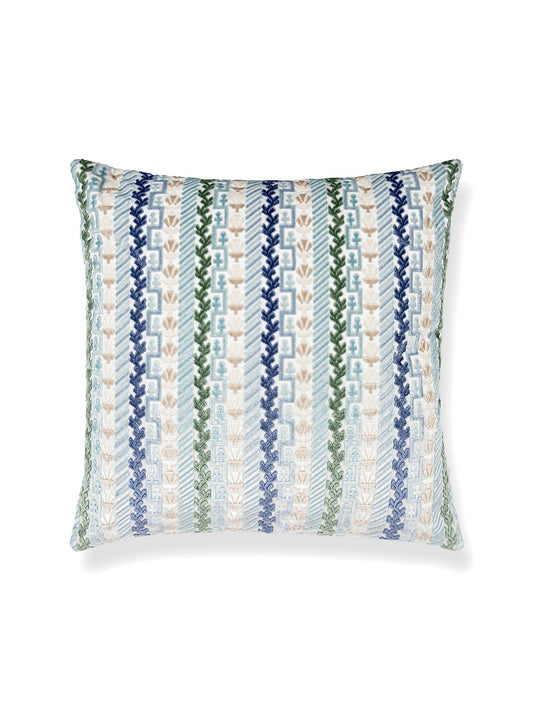Scalamandre Villelaure 22 X 22 - Blue Bird Decorative Pillow
