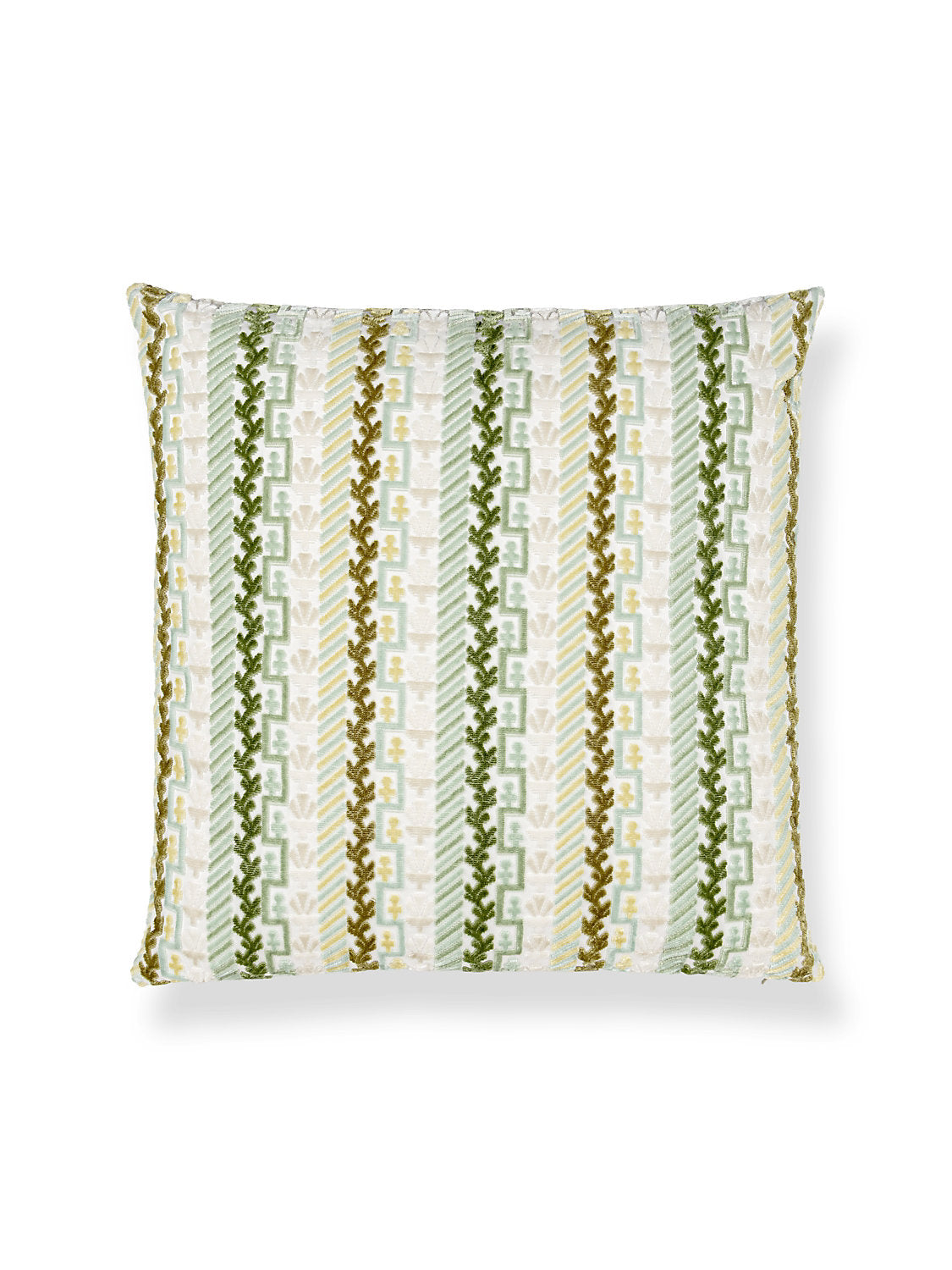 Scalamandre Villelaure 22 X 22 - Moss Decorative Pillow