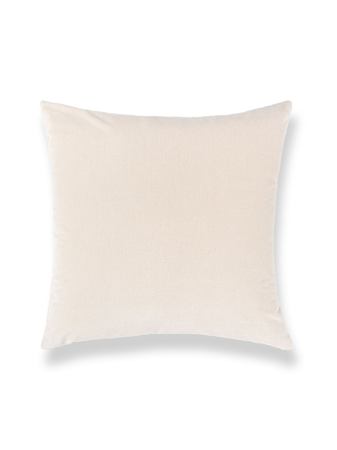 Scalamandre Tudor Velvet 22 X 22 - Froth Decorative Pillow