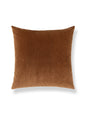 Scalamandre Tudor Velvet 22 X 22 - Walnut Decorative Pillow