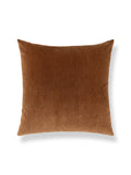 Scalamandre Tudor Velvet 22 X 22 - Walnut Decorative Pillow