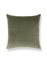 Scalamandre Tudor Velvet 22 X 22 - Spruce Decorative Pillow
