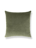 Scalamandre Tudor Velvet 22 X 22 - Spruce Decorative Pillow