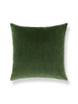 Scalamandre Tudor Velvet 22 X 22 - Bottle Green Decorative Pillow
