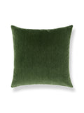 Scalamandre Tudor Velvet 22 X 22 - Bottle Green Decorative Pillow