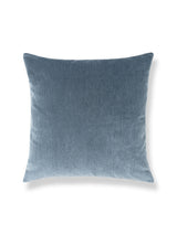 Scalamandre Tudor Velvet 22 X 22 - Federal Blue Decorative Pillow