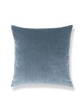 Scalamandre Tudor Velvet 22 X 22 - Federal Blue Decorative Pillow