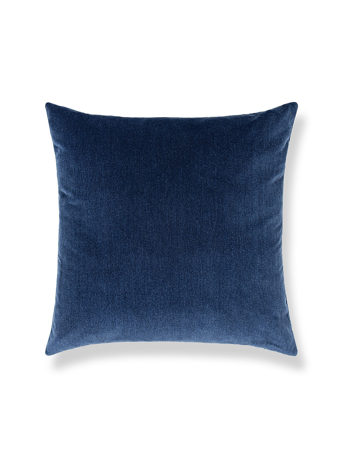 Scalamandre Tudor Velvet 22 X 22 - Lapis Decorative Pillow