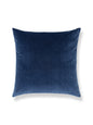 Scalamandre Tudor Velvet 22 X 22 - Lapis Decorative Pillow